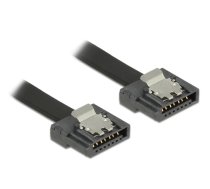 DeLOCK FLEXI - SATA-Kabel - Serial ATA 150/300/600 - 7-poliges SATA (M) - 7-poliges SATA (M) - 1 0m - verriegelt - Schwarz (83843) 404361983 ( 83843 83843 83843 ) kabelis datoram