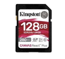 KINGSTON 128GB Canvas React Plus SDXC ( SDR2V6/128GB SDR2V6/128GB ) USB Flash atmiņa