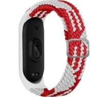 Beline pasek Mi Band 34 Textile redwhite  czerwonybiały ( 5904422914103 5904422914103 5904422914103 )