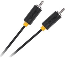 Cabletech RCA (Cinch) x2 - RCA (Cinch) x2 1.8m Black (16) ( 5901436788263 16 ) kabelis video  audio