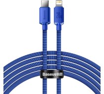 Baseus Crystal cable USB-C to Lightning 20W PD 2m (blue) ( 6932172602789 CAJY000303 81337-uniw BSU3021BLU ) USB kabelis