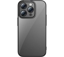 Baseus Glitter Transparent Case and Tempered Glass set for iPhone 14 Pro Max (black) ( ARMC021101 ARMC021101 ARMC021101 ) aizsardzība ekrānam mobilajiem telefoniem