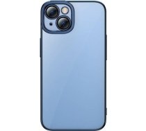 Baseus Glitter Transparent Case and Tempered Glass set for iPhone 14 (blue) ( ARMC021203 ARMC021203 ARMC021203 ) aizsardzība ekrānam mobilajiem telefoniem