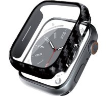 Case with glass Apple Watch 45mm ( CRG 45HS CRB CRG 45HS CRB CRG 45HS CRB ) maciņš  apvalks mobilajam telefonam