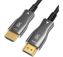 CLAROC AOC HDMI 2.1 8K 10m Fiber Optic Cable ( FEN HDMI 21 10M ) kabelis video audio