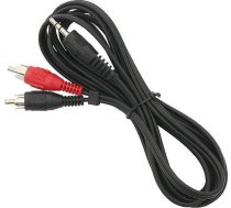 Kabel Blow Jack 3.5mm - RCA (Cinch) x2 1.5m czarny (02642) 02642 (5900804012832) ( JOINEDIT40810484 ) kabelis video  audio