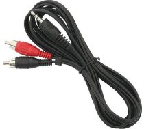 Kabel Blow Jack 3.5mm - RCA (Cinch) x2 1.5m czarny (02642) 02642 (5900804012832) ( JOINEDIT40810484 ) kabelis video audio