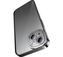 Baseus Glitter Transparent Case and Tempered Glass set for iPhone 14 Plus (black) ( ARMC021001 ARMC021001 ARMC021001 ) aizsardzība ekrānam mobilajiem telefoniem