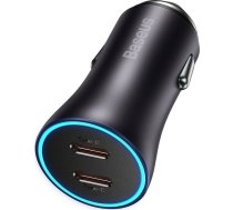 Baseus Golden Contactor Pro car charger 2x USB-C 40W gray (CGJP000013) ( CGJP000013 CGJP000013 CGJP000013 ) Mobilo telefonu turētāji