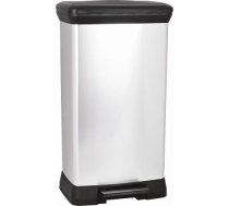 Kosz na smieci Curver na pedal 50L srebrny (CEN-45906) ( CEN 45906 ) atkritumu tvertne