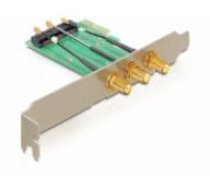 Delock PCI Express Karte  Mini PCIe Slot + 3 RP-SMA Anschlusse ( 89294 89294 89294 )