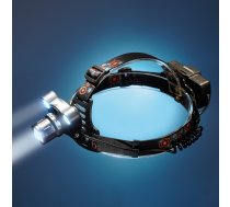 Tiross Galvas lukturis uzladejams ar 10W CREE LED + 2x1W COB LED gaismas fokuss ( 5901698507152 TS-1198 ) kabatas lukturis