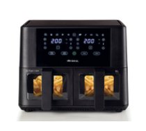 Ariete 4631/00 Double 9 L 2400 W Hot air fryer Black 8003705122703 ( 00C463100AR0 4631/00 ) Fritēšanas iekārta