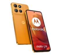 Motorola moto g15 17.1 cm (6.72") Dual SIM Android 15 4G USB Type-C 8 GB 128 GB 5200 mAh Orange ( PB6E0015PL ) Mobilais Telefons