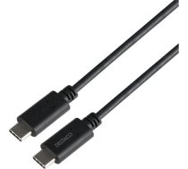 USB-C į USB-C kabelis DELTACO 1m  10Gbps  100W 5A  USB 3.1 Gen 2  E-Market  juodas / USBC-1402-LSZH ( USBC 1402 LSZH USBC 1402 LSZH ) USB kabelis