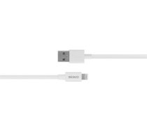 USB kabelis DELTACO su Lightning jungtimi  MFI sertifikuotas  2.4A  3 m  baltas / IPLH-403 ( IPLH 403 IPLH 403 ) USB kabelis