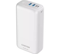 Canyon Powerbank PB-301 30000 mAh PD/QC/Display white retail ( CNE CPB301W ) Powerbank mobilā uzlādes iekārta
