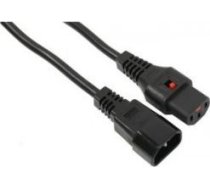 Kabel zasilajacy Digitus Kabel przedluzajacy zasilajacy ASSMANN blokada IEC LOCK 3x1mm2 C14/C13 prosty M/Z 5m czarny IEC-PC1071 (5055112840247) ( JOINEDIT37888299 )