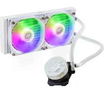 Cooler Master MasterLiquid 240L Core ARGB White Processor Liquid ooling kit 12 cm ( MLW D24M A18PZ RW ) procesora dzesētājs ventilators