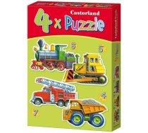 Castorland CASTOR 47 EL. Pojazdy x 4 - 04256 04256 (5904438004256) ( JOINEDIT41154010 ) puzle  puzzle