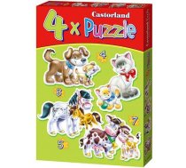 Castorland 8-20 EL. Zwierzeta z Dziecmi x4 - 04218 04218 (5904438004218) ( JOINEDIT41154009 ) puzle  puzzle