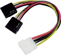 Kabel zasilajacy Deltaco Deltaco strmkabel - 1x molex til 2x SATA Deltaco strmkabel - 1x molex til 2x SATA (7340004616474) ( JOINEDIT40841748 ) kabelis datoram