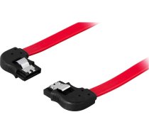 Deltaco SATA - SATA  0.7m  Czerwony (Deltaco SATA-07L - ATA/SAS-kabel - 70 cm) Deltaco SATA-07L - ATA/SAS-kabel - 70 cm (7340004660033) ( JOINEDIT40841742 ) kabelis datoram