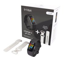Fitbit Charge 5 Gift Pack  black/white 810073611566 ( FB421BKBK EUBNDL FB421BKBK EUBNDL ) Viedais pulkstenis  smartwatch