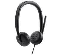 Dell Headset WH3024 Built-in microphone USB-C  USB-A Black ( 520 BBDH 520 BBDH 520 BBDH ) austiņas