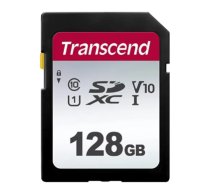 Transcend SDXC 300S 128GB Class 10 UHS-I U1 V10 ( TS128GSDC300S TS128GSDC300S TS128GSDC300S ) atmiņas karte