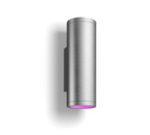 Philips Hue WCA Appear Outdoor Wall Lantern Inox 8 W 2000-6500 Hue White Colour Ambiance ( 8718696176207 17463/47/P7 1746347P7 915005976301 SKL000389134 )