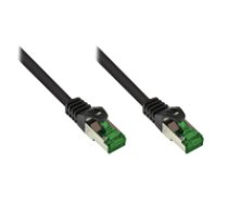 Good Connections Cat.6A Patchkabel Outdoor HF schwarz 10m ( 8062 H100S ) tīkla kabelis
