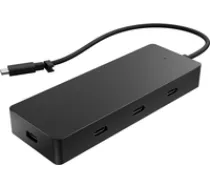 HP 4K USB-C Multiport Hub ( 6G843AA ) aksesuārs portatīvajiem datoriem