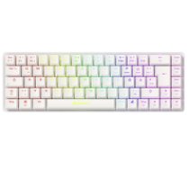 Sharkoon Gaming Tastatur PureWriter W65 weis-rot DE ( 4044951037025 ) klaviatūra