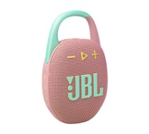 JBL Clip 5 roza - Portativais bezvadu skalrunis ( JBLCLIP5PINK 1200130010231 ACCEJBLCLIP5P ) pārnēsājamais skaļrunis