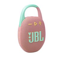 JBL Clip 5  roza - Portativais bezvadu skalrunis ( JBLCLIP5PINK JBLCLIP5PINK JBLCLIP5PINK ) pārnēsājamais skaļrunis