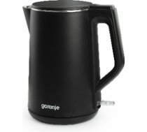 Gorenje Kettle K15DWBK Electric 2200 W 1.5 L Stainless steel 360 degrees rotational base Black ( K15DWBK ) Elektriskā Tējkanna