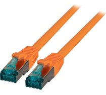EFB RJ45 Patchkabel S/FTP Cat.6A LSZH 0 15m orange ( MK6001.0 15O ) tīkla kabelis