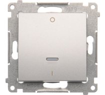 Kontakt-Simon Simon 54 Lacznik dwubiegunowy z podswietleniem srebrny mat DW2L.01/43 DW2L.01/43 (5902787822873) ( JOINEDIT47588688 )