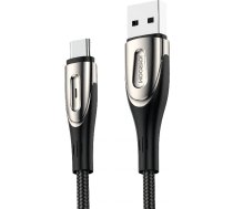 USB to USB-C cable Joyroom Sharp S-M411 3A  2m (black) ( S M411 Type C 2m S M411 Type C 2m S M411 Type C 2m ) USB kabelis