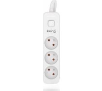 Kerg M02379 3 Earthed sockets  - 10m power strip with 3x1 5mm2 cable  16A ( M02379 M02379 ) elektrības pagarinātājs