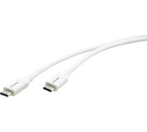 Kabel USB Kramer USB-C - USB-C 1 m Bialy 10191847 (7291063082130) ( JOINEDIT32685972 ) USB kabelis