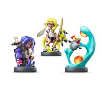 Figurka Nintendo Figurki Amiibo Splatoon 3 / 3 Figurki: Octoling (Blue) / Inkling (Yellow) / Smallfry ( 10009509 10009509 10009509 ) bērnu rotaļlieta