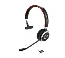 Jabra Evolve 65 TE Headset Wired and Wireless Headband Office/Call Center USB Type-A Bluetooth Black ( 6693 833 309 6693833309 ) austiņas