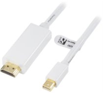 Deltaco DP-HDMI202 video cable adapter 2 m Mini DisplayPort HDMI Type A (Standard) White 0201708010032 ( DP HDMI202 DP HDMI202 DP HDMI202 )