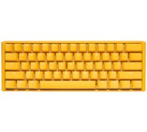 Ducky One 3 Yellow Mini Gaming Tastatur RGB LED - MX-Speed-Silver (QWERTZ - vācu izkārtojums) ( DKON2161ST PDEPDYDYYYC1 GATA-1621 ) klaviatūra