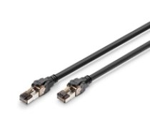 DIGITUS Patchkabel CAT 8.1 S/FTP 5 00m schwarz ( DK 1843 050 4016032499268 ) tīkla kabelis
