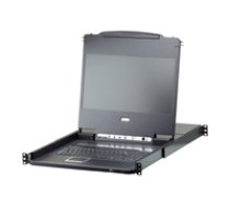 Aten 17.3 Widescreen DVI Full HD LCD Console 8 port 5711783215752 ( CL6708MW ATA 2XK06DNG ) KVM komutators