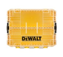Maleta dewalt toughcase mediana amarilla vacIa con soportes y cajas a granel ( DT70803 QZ )