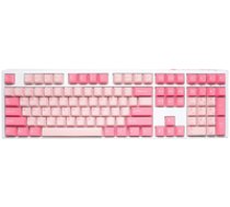 Ducky One 3 Gossamer Pink Gaming Tastatur - MX-Black Clear Top (US) ( DKON2108 HUSPDGOWWPC2 100352886 GATA-1257 ) klaviatūra